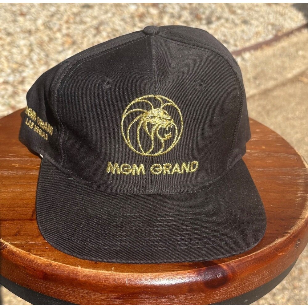 Mgm Grand Las Vegas Hotel Casino Souvenir Mens Black Hat
